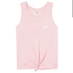 VS PINK knotted muscle tank.